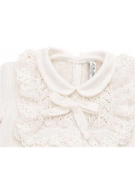 Tutina con fiocco e merletto BEBE DI ALMY | T53L1000